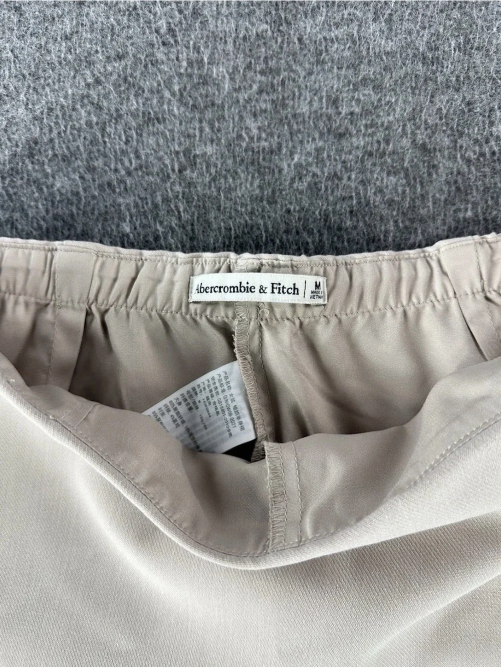 Abercrombie Scarlett Mini Skort Beige Faux Wrap Medium